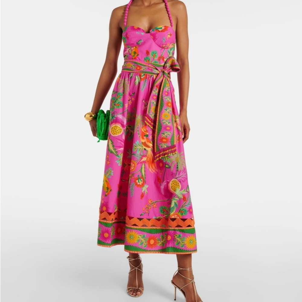 NWOT Farm Rio Delicate Fruit Garden Dress